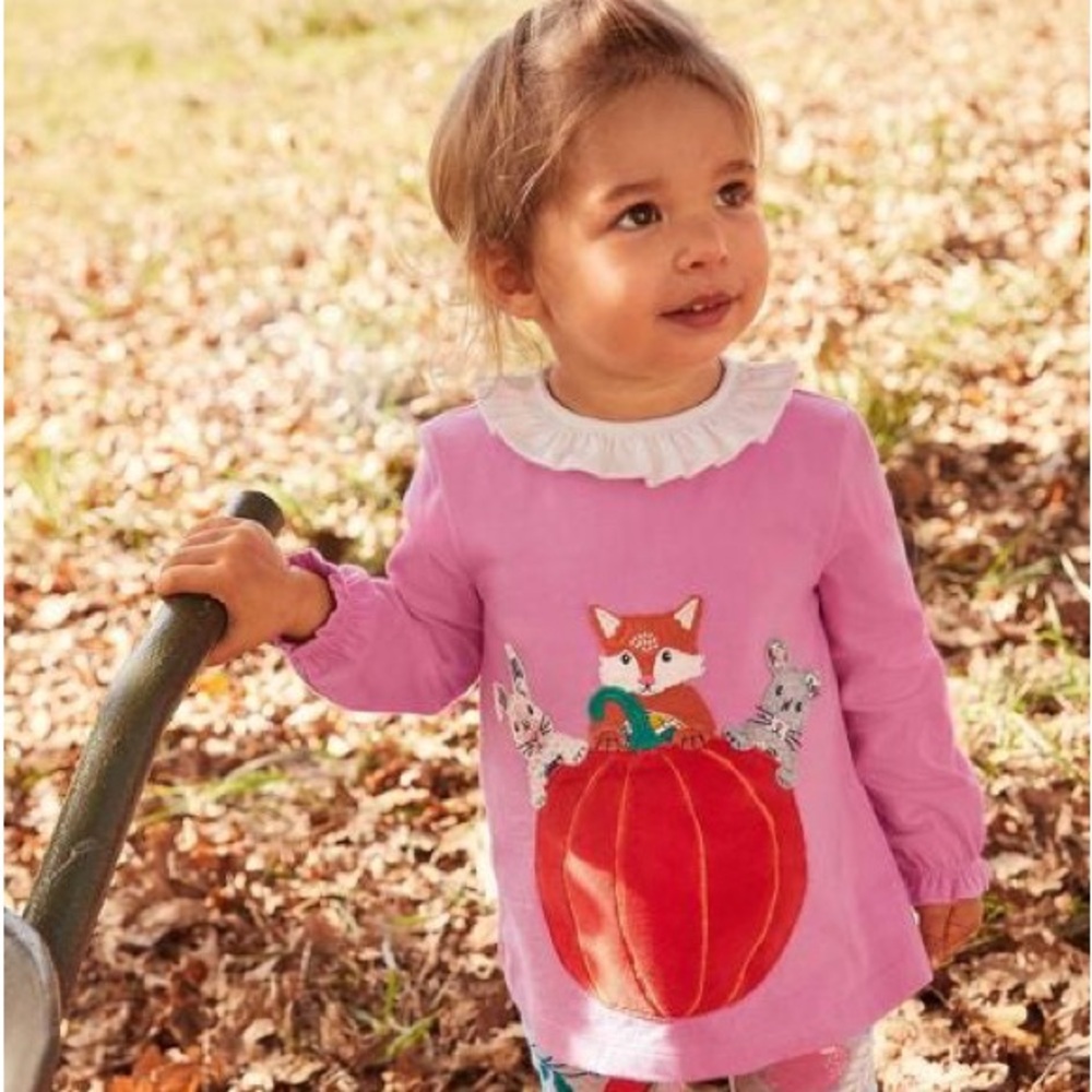 Baby Boden Forest Friends Play Top size 18-24M